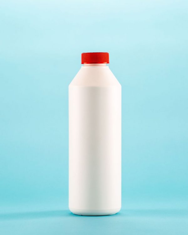 1ltr Powder Puffer HDPE Plastic Bottle, 38mm R3 Neck made by Jubb UK