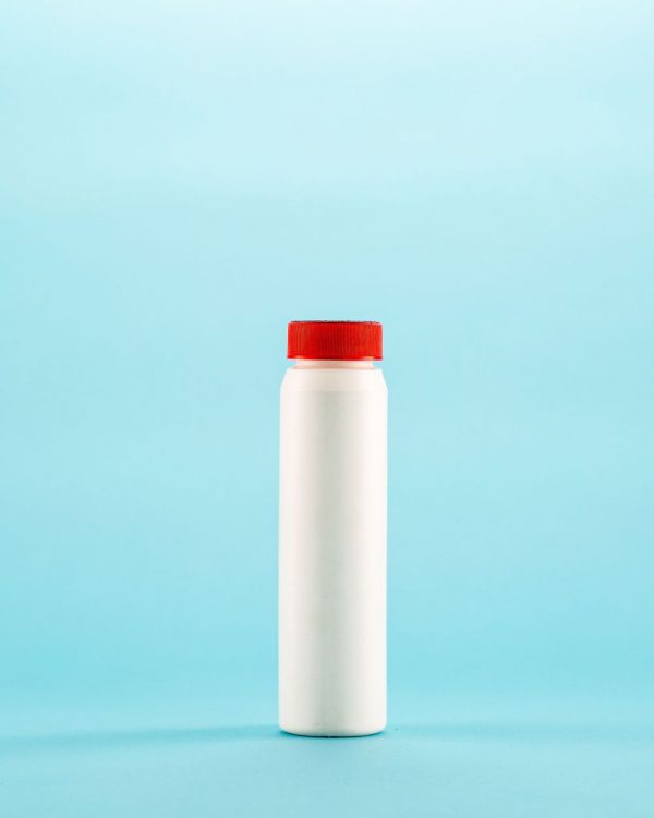 300ml Powder Round Bottle with 38mm R3 Neck Made From HDPE