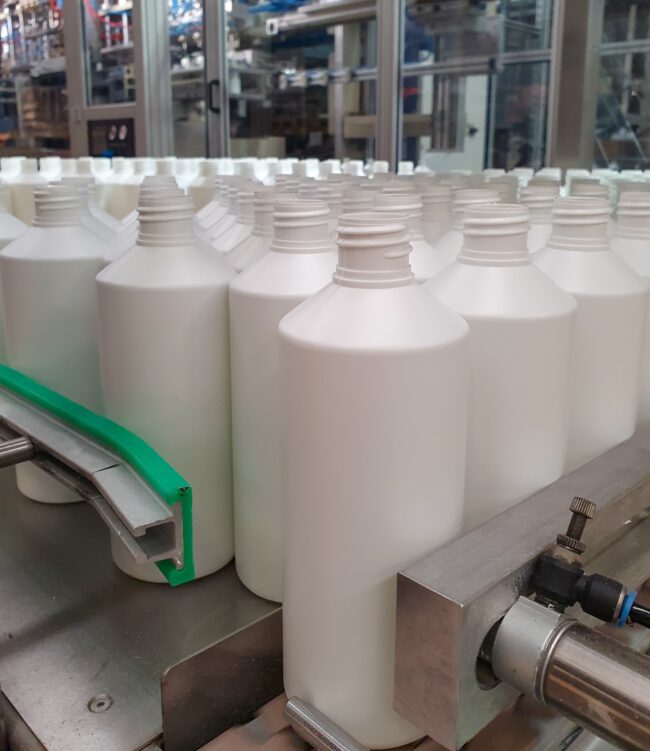 500ml 28/410 round hdpe bottle